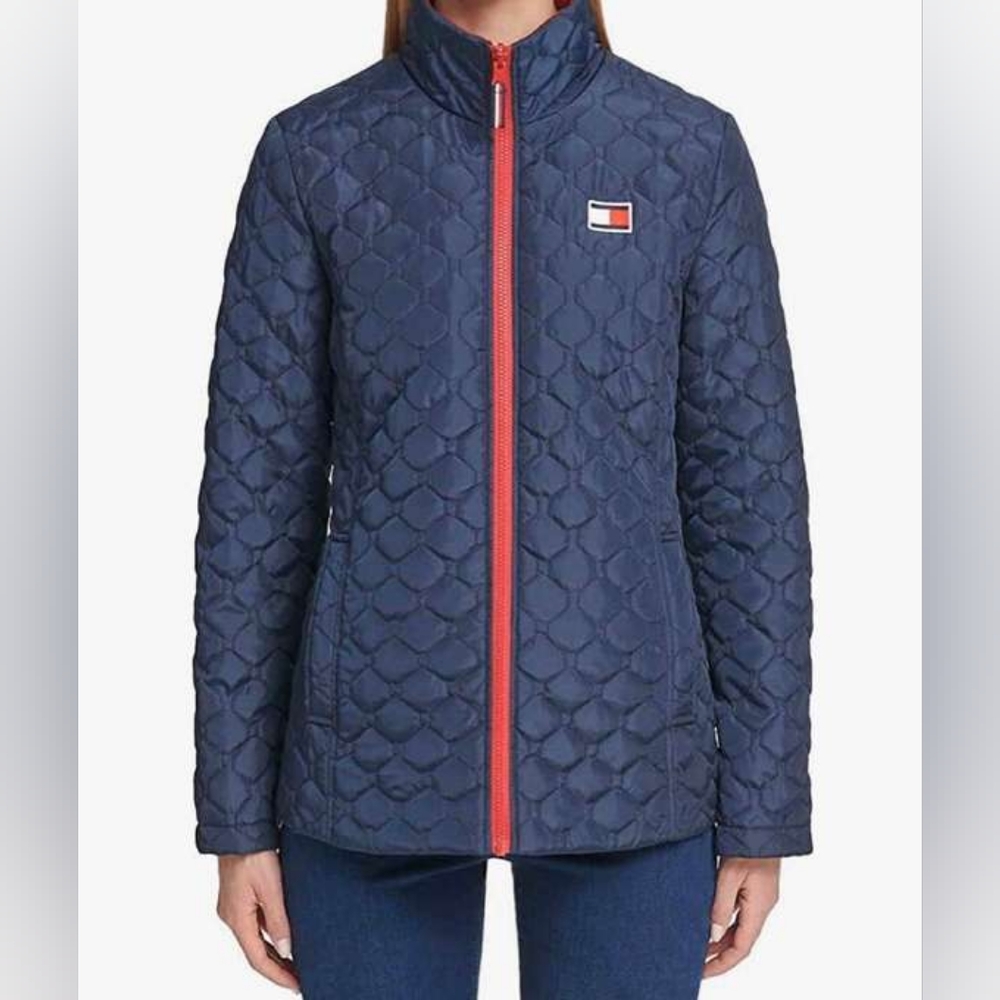Tommy Hilfiger Women's Light Jacket Coat Waterproof Size Medium